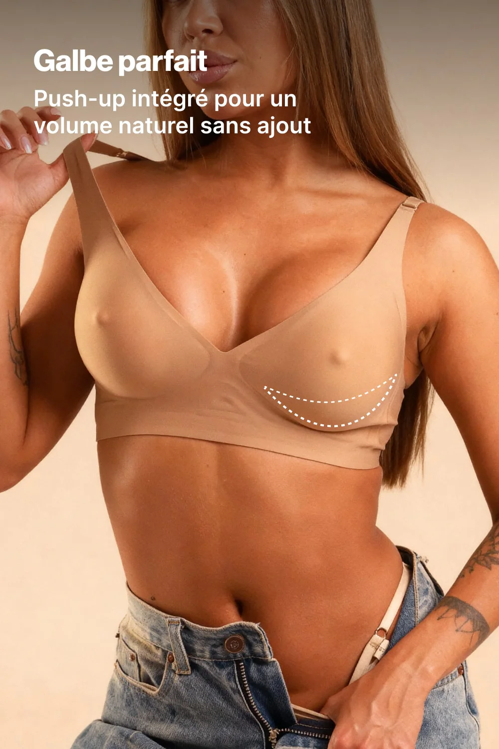 Soutien-gorge push-up invisible effet no bra - Image 5